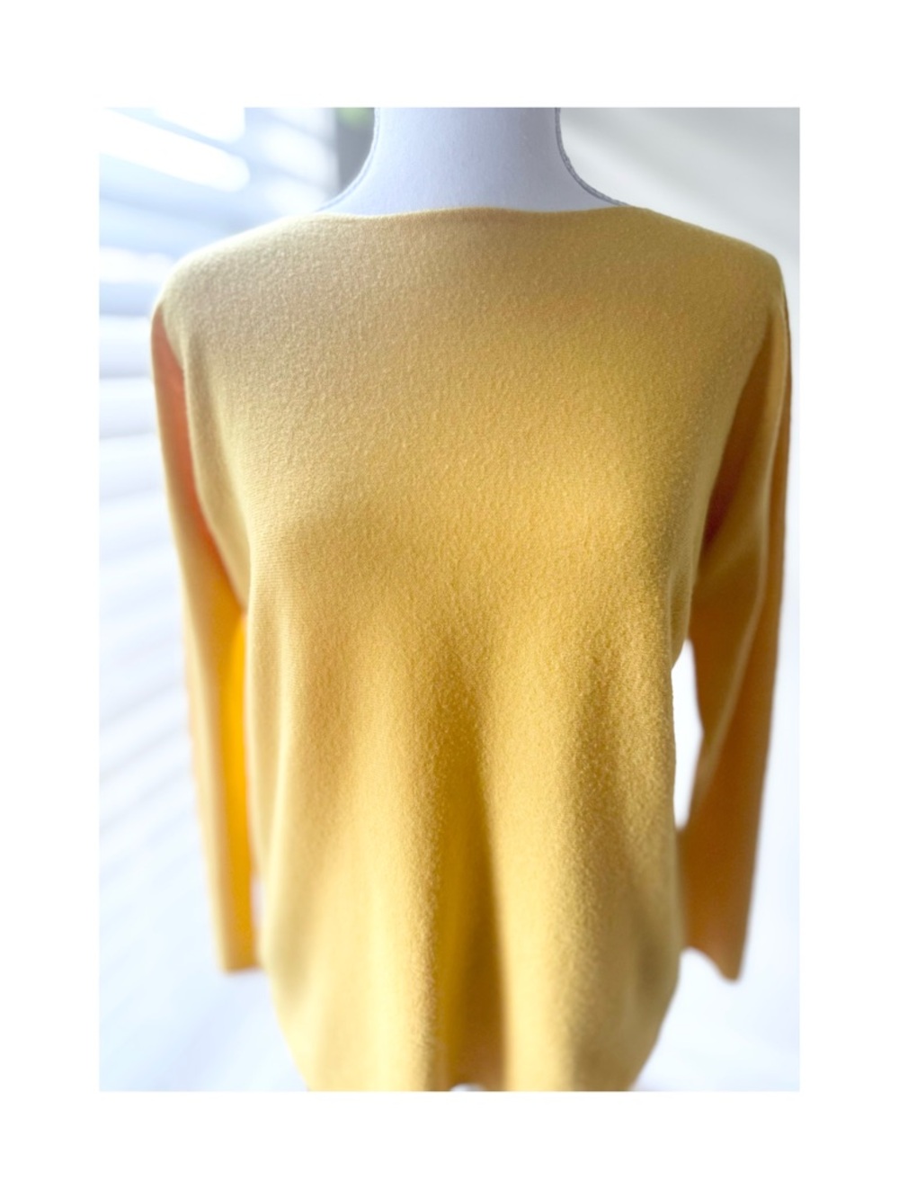 Yellow Long Sleeve Sweater - Picture 3 of 6